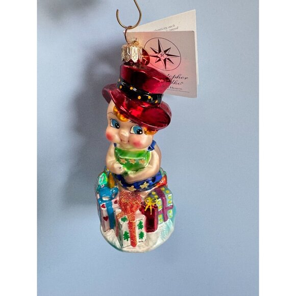 Christopher Radko Gift of Health Glass Ornament Pediatric Cancer 2000